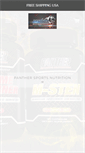 Mobile Screenshot of panthersportsnutrition.com